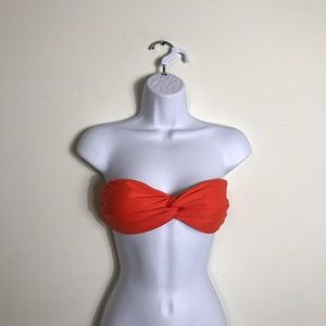 Strapless swim top bikini